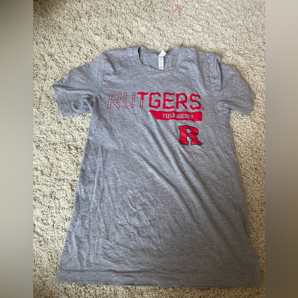 Rutgers field hockey tee shirt, size Small